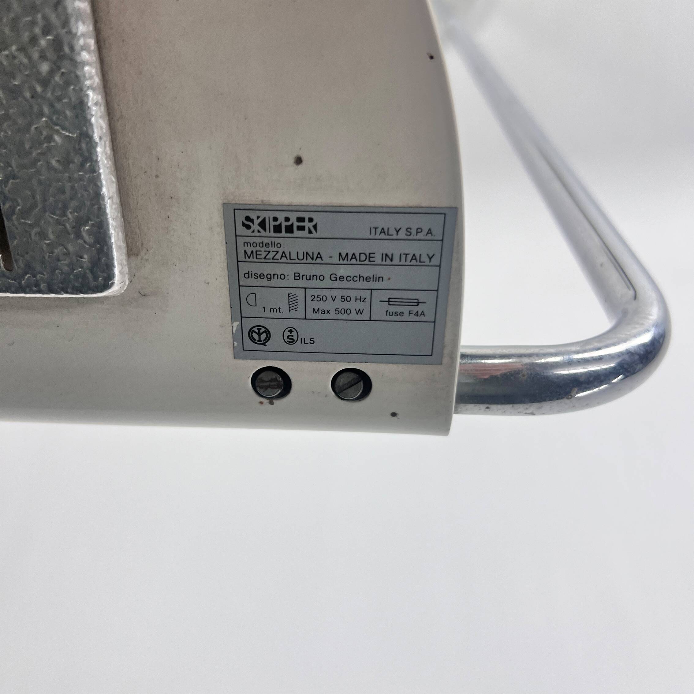 Mezzaluna Floor Lamp By Bruno Gecchelin For Skipper, Italy, 1970s