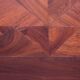 Square Deco 1930 rosewood side table