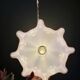Vintage pink opaline pendant light