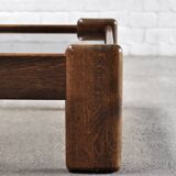 Vintage Italian Modernist Coffee Table in the style of Tobia Scarpa, 1960s