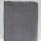 large hemp fabric dyed dark gray
