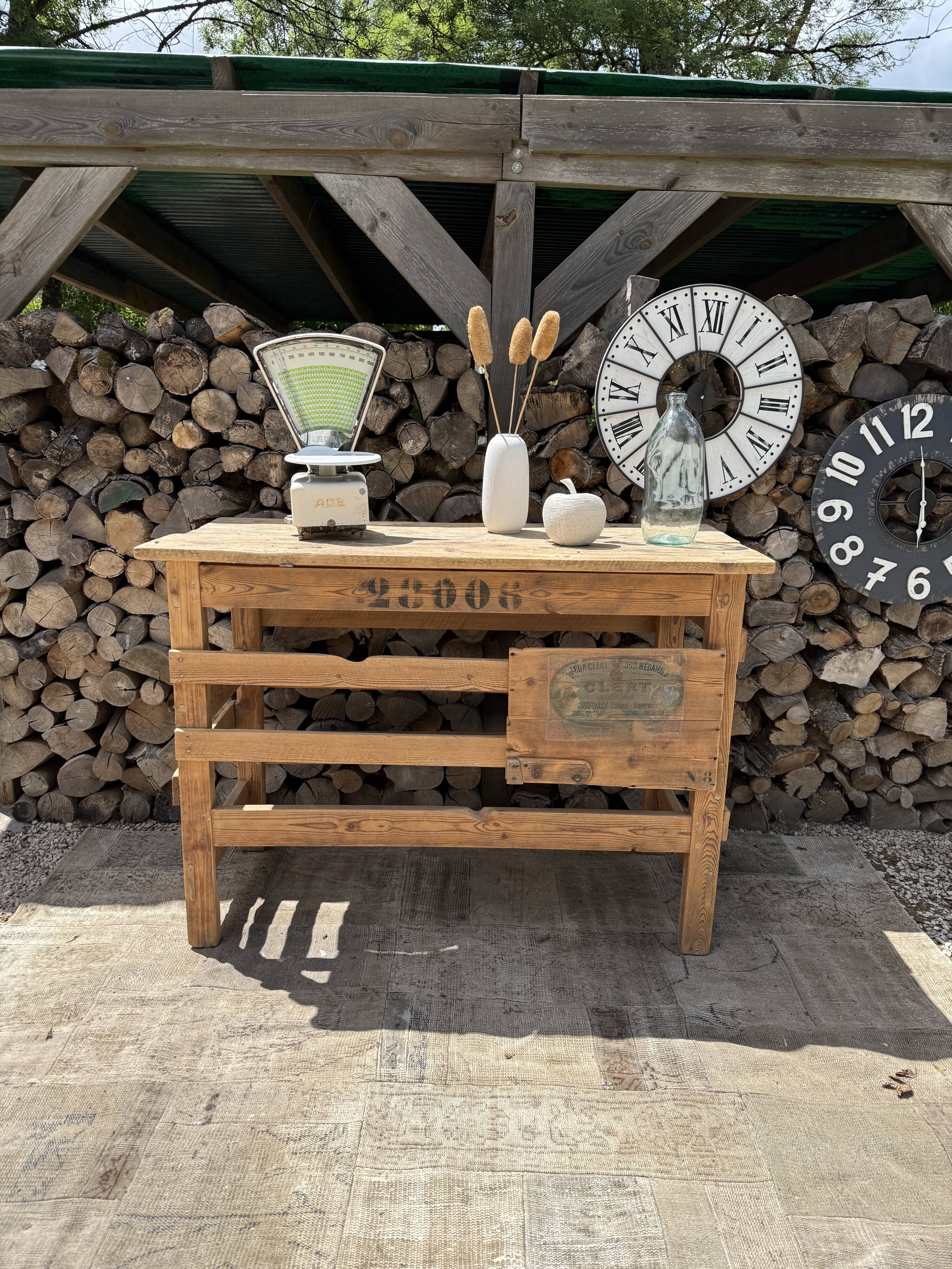 Meuble métier / Meuble d'atelier ancien