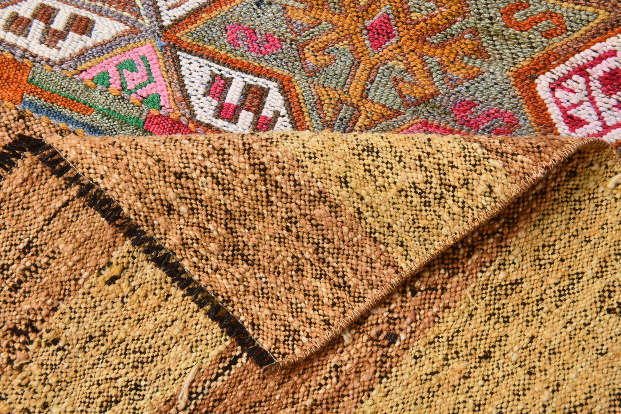 Handmade Wool Vintage Kilim Rug, 83x173Cm