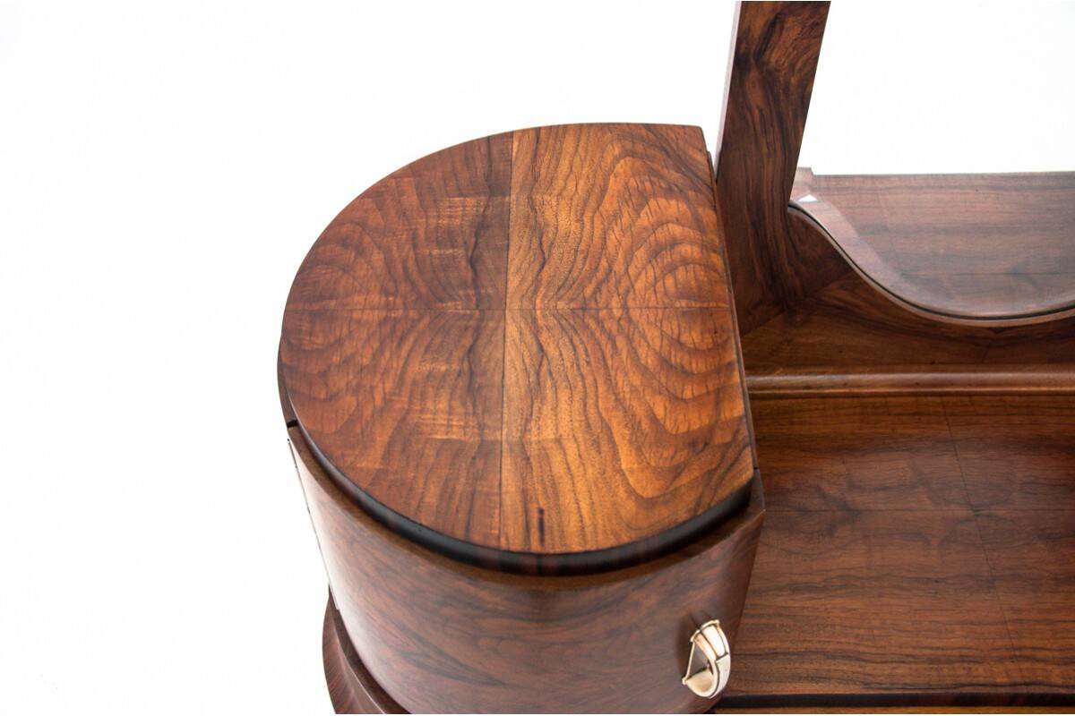 Coiffeuse - Miroir tremo Art Déco, Italie, années 1920. Après rénovation.