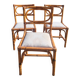 3 chaises en rotin