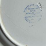 Set of 4 antique plates - Creil & Montereau - Opaque porcelain -