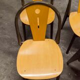 6 Baumann "transit" chairs 1990s