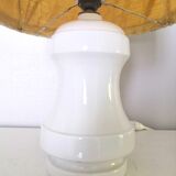 Virebent porcelain lamp and herbarium lampshade from the 70s