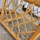 Rattan coffee table with smoked glass top 1970