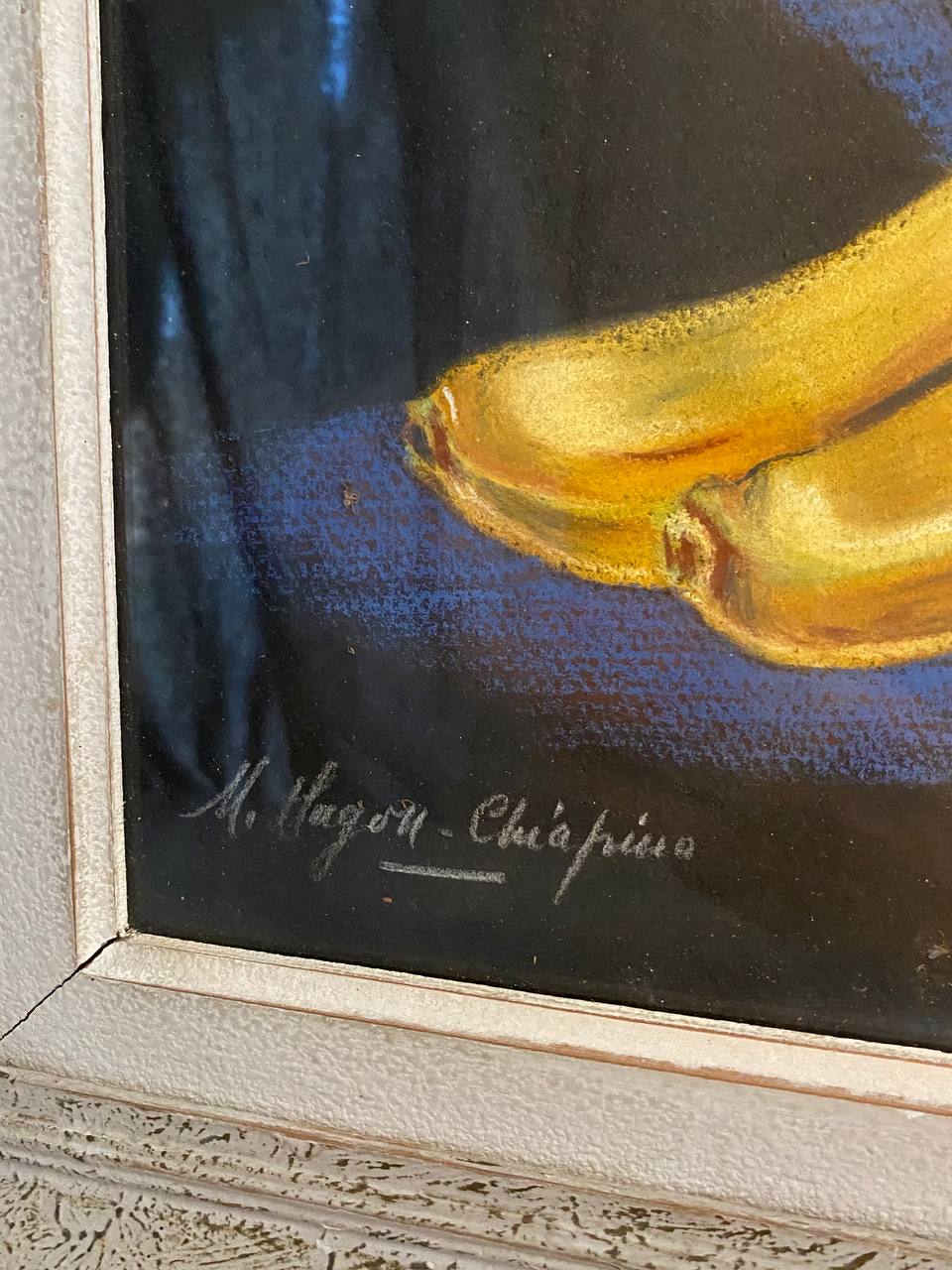 Tableau signé Marcelle Chiapino-Hugon – Nature morte aux fruits