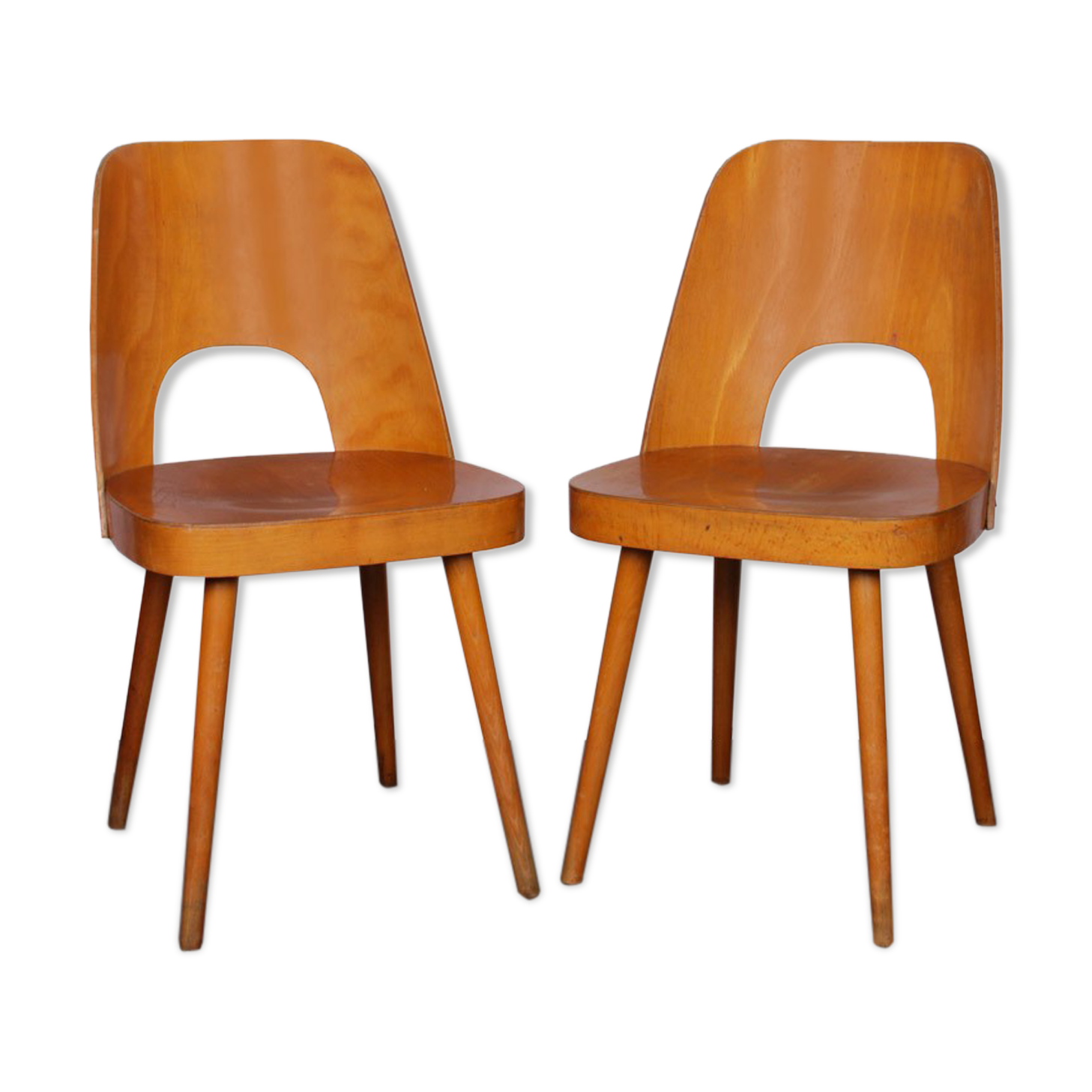 Pair of vintage chairs by Oswald Haerdtl, 1960