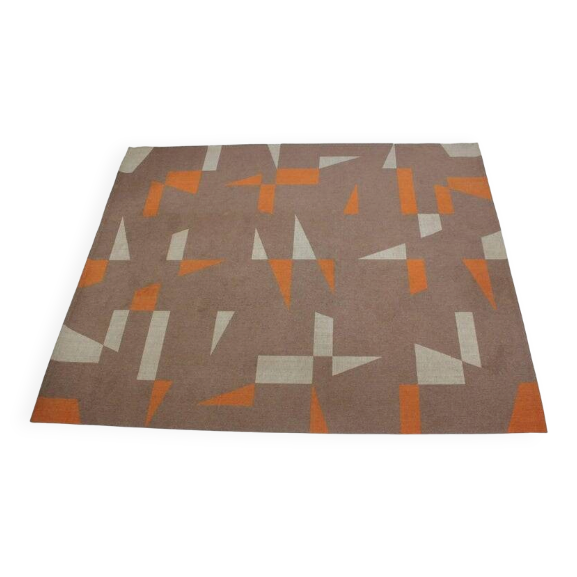 Midcentury Design Geometric Carpet or Rug, 1970s