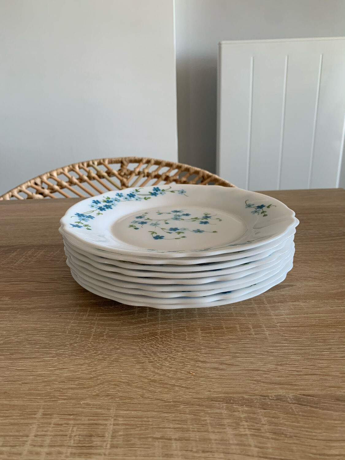6 Assiettes à dessert Arcopal Myosotis veronica | Selency
