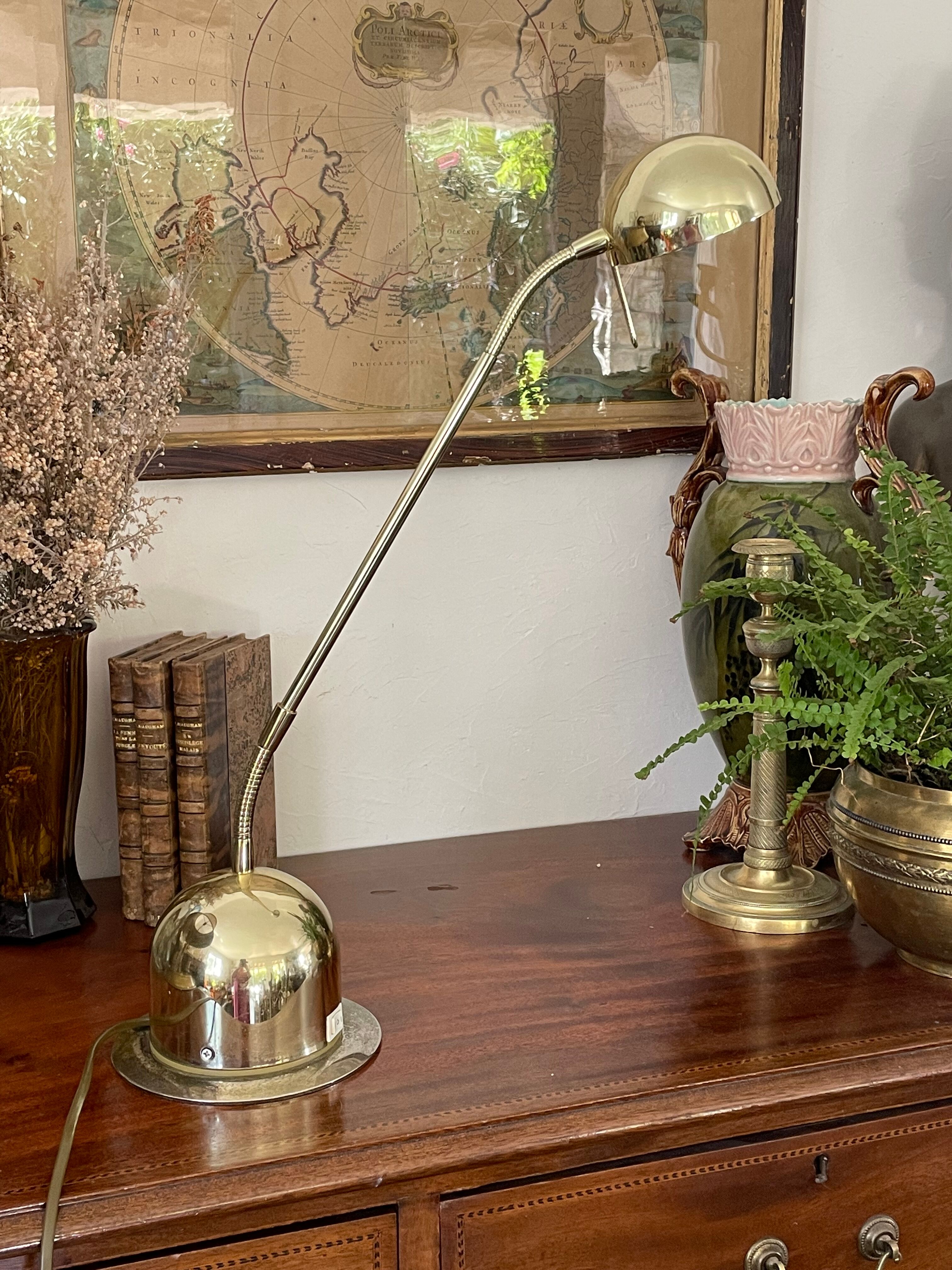 Vintage gold desk lamp