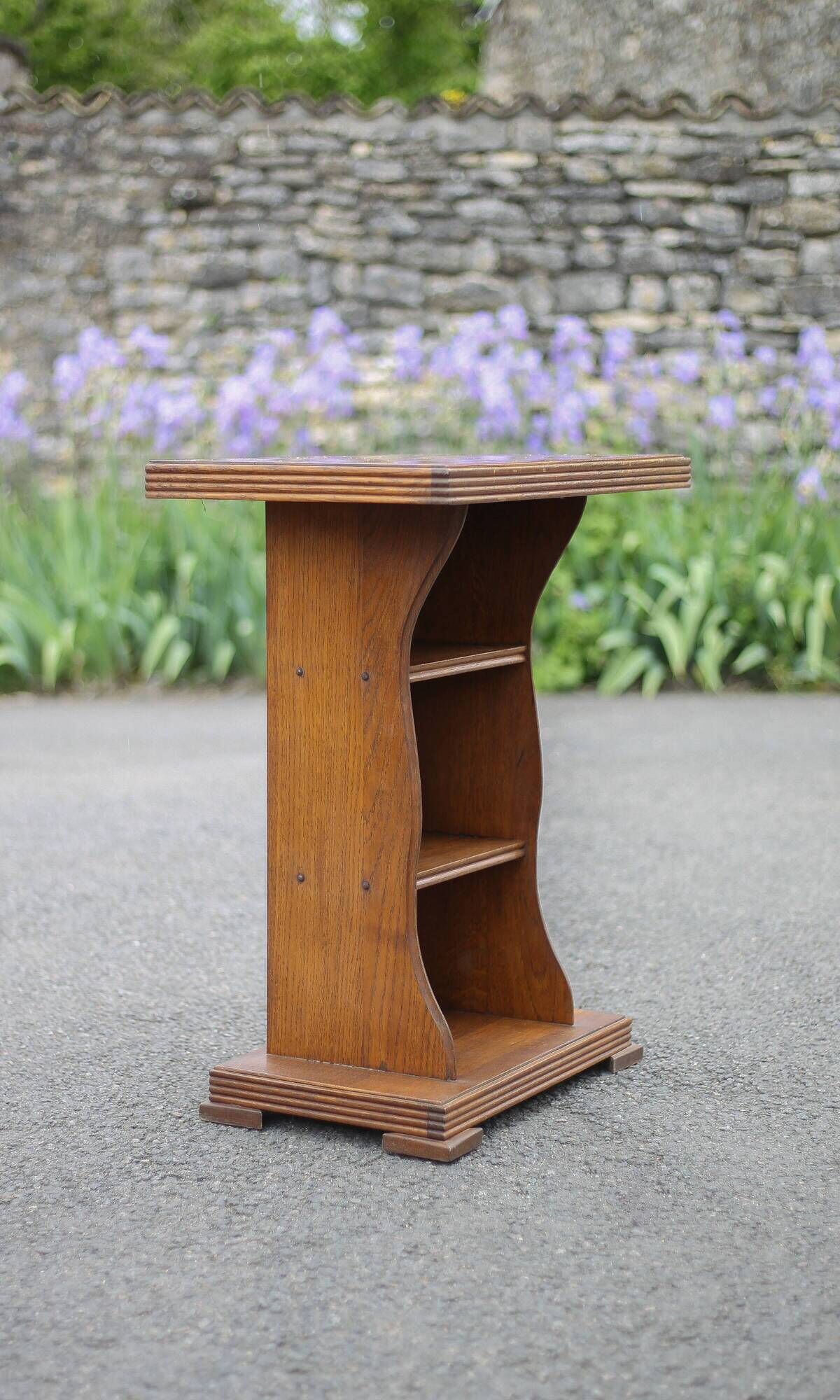 Vintage wooden furniture, wooden console, altar, end table, desk