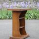 Vintage wooden furniture, wooden console, altar, end table, desk