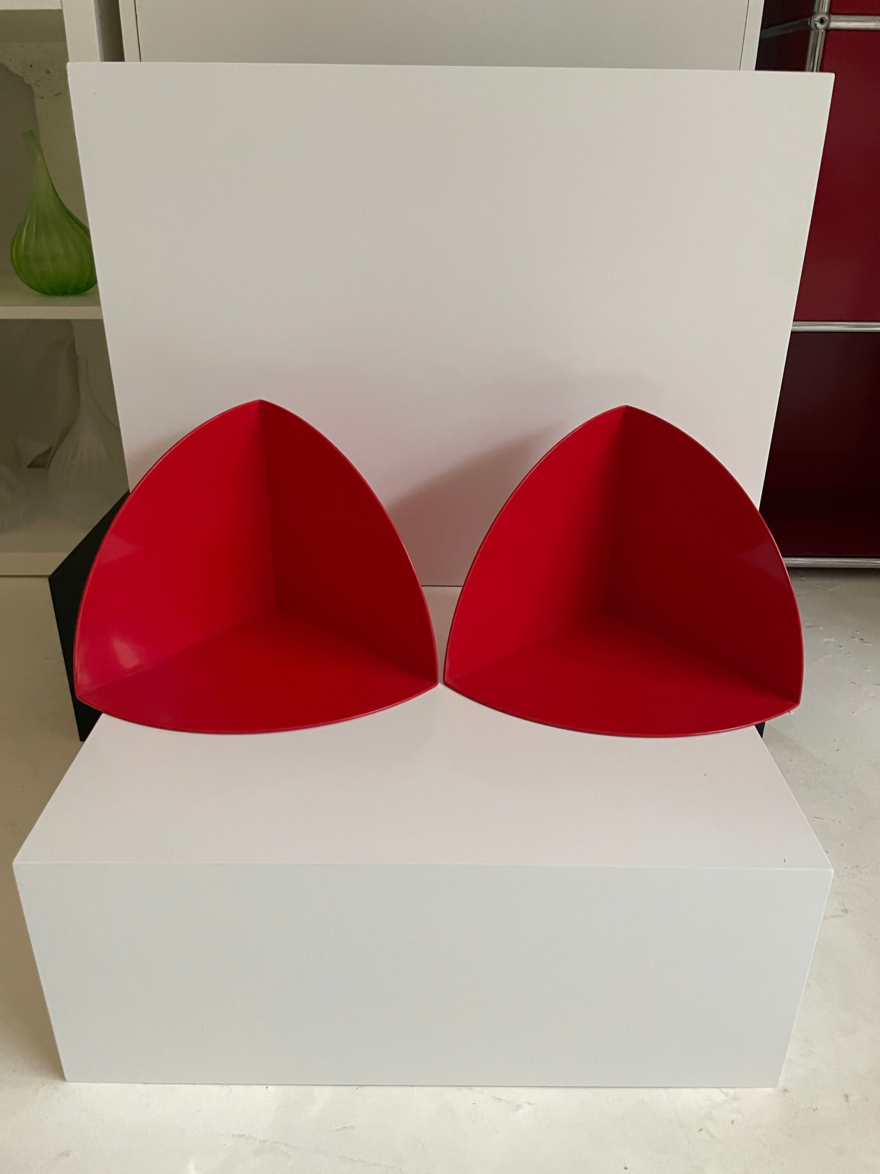 Pair of Giotto Stoppino bookends for Kartell, large model (4910)