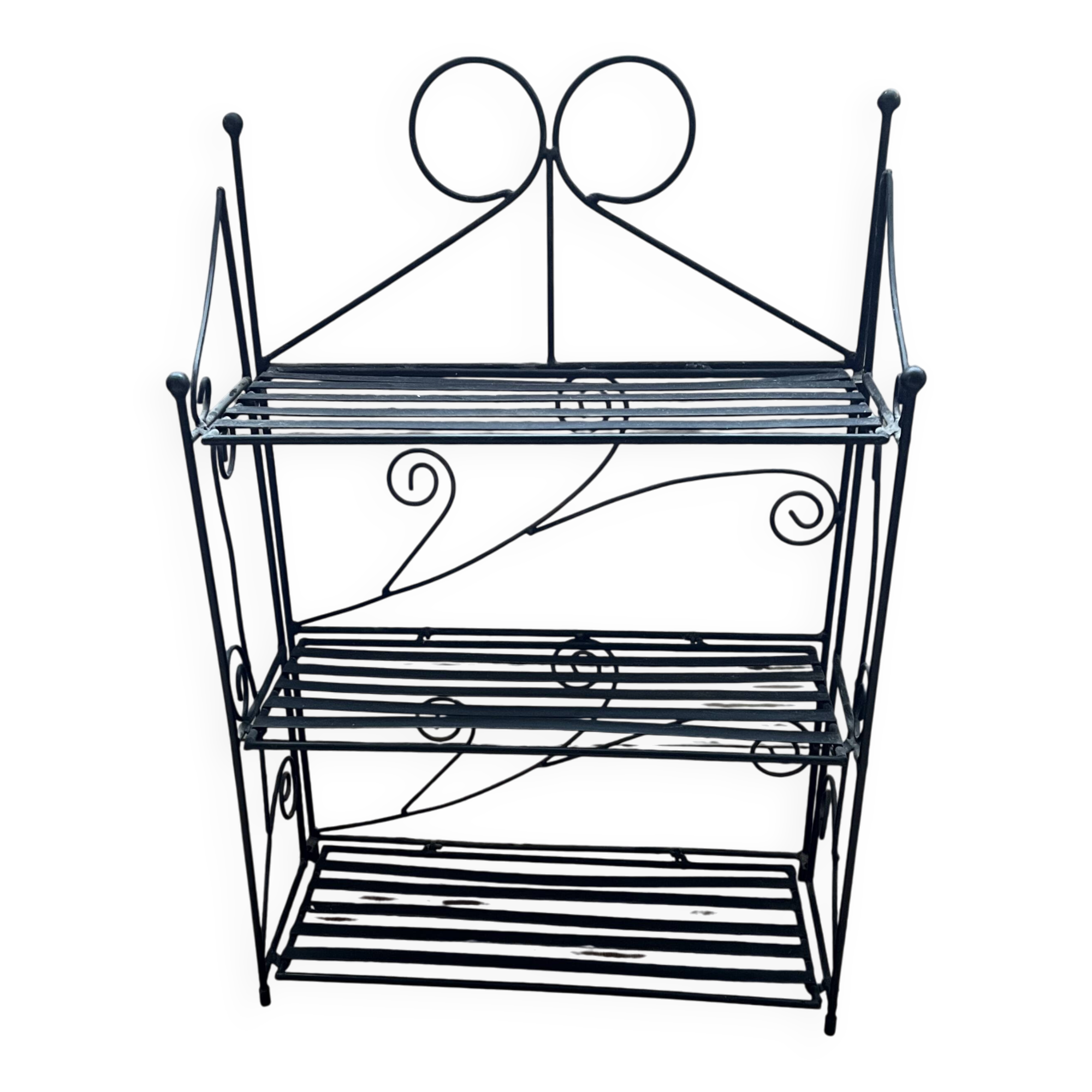 Boho shelf in wrought iron