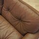 Brown leather sofa, Danish design, 1960s, manufactured by AS Vejen Polstermøbe