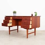 Teak desk, Danish design, 1970s, production: Denmark