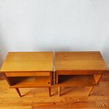 Pair of Scandinavian style bedside tables