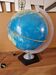 Illuminated globe, world map by Grange Batelière in Paris - 1970