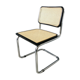 B32 Marcel Breuer 80's black and chrome chair