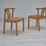 1970s, Danish design by Hans J. Frydendahl, pair of chairs model "Cleopatra".