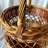 Vintage wicker basket