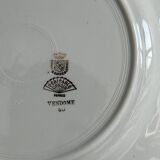5 large Digoin & Sarreguemines Vendôme plates