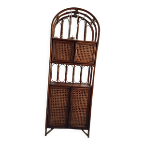 Etagère rotin tressé