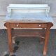 School desk - Hairdresser - Wood - Furniture - Vintage charm