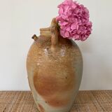Old 3-handled sandstone jar