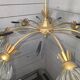 Vintage chandelier with 7 lights from the 60s/70s.