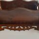 Art Nouveau openwork wooden shelf