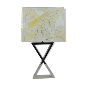lampe chromée des années