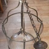 Brass and glass lantern
