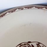 3 flat plates from Sarreguemines, Argonne model 210734