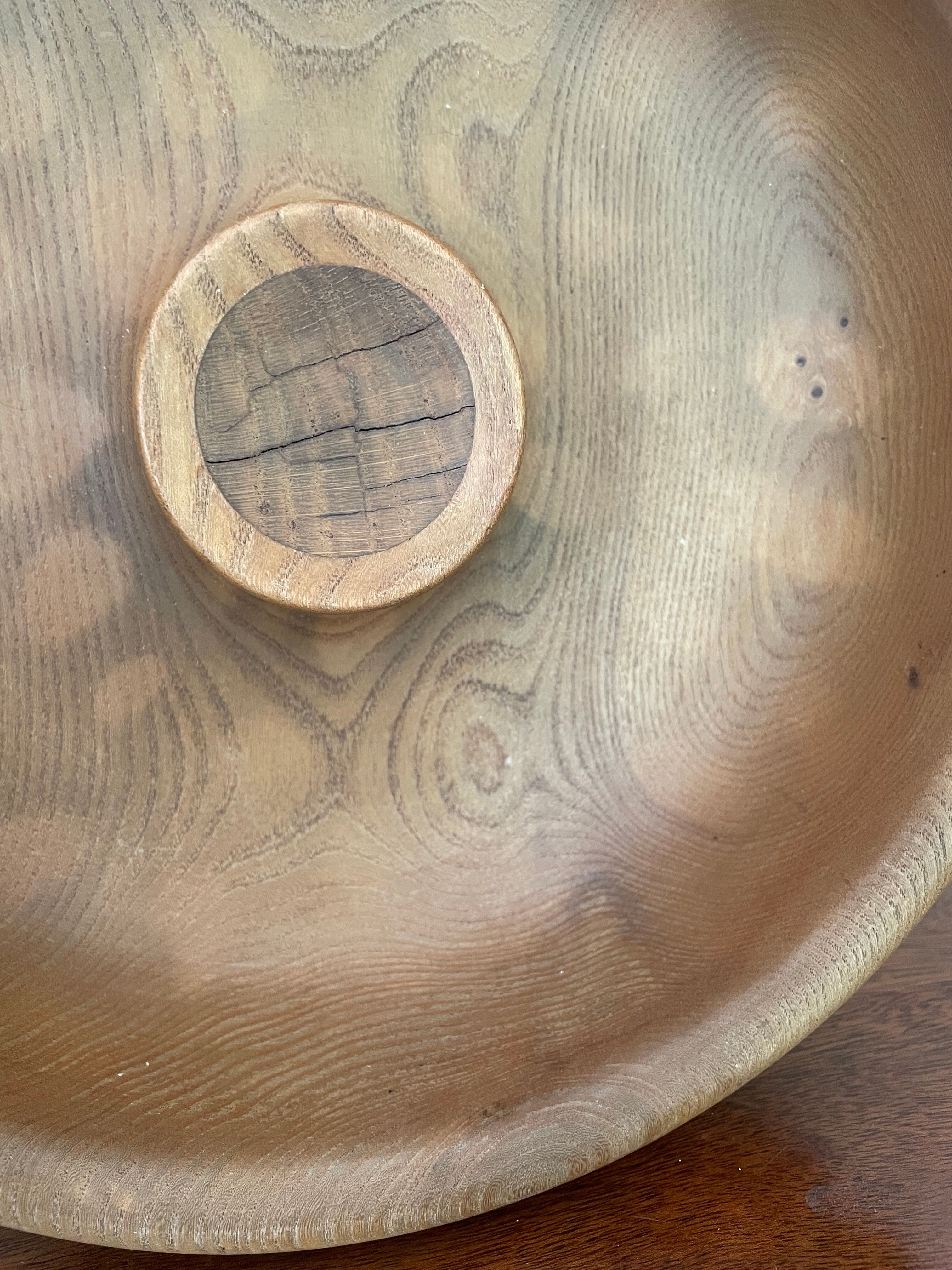 Vintage wooden dish