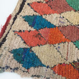 Moroccan berber carpet boucherouite 155x123cm