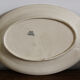 Pair of longchamp earthenware dishes, iron earth,