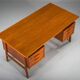 Model 75 Teak Desk from Omann Jun Møbelfabrik, 1960s
