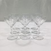 Art deco crystal glass service