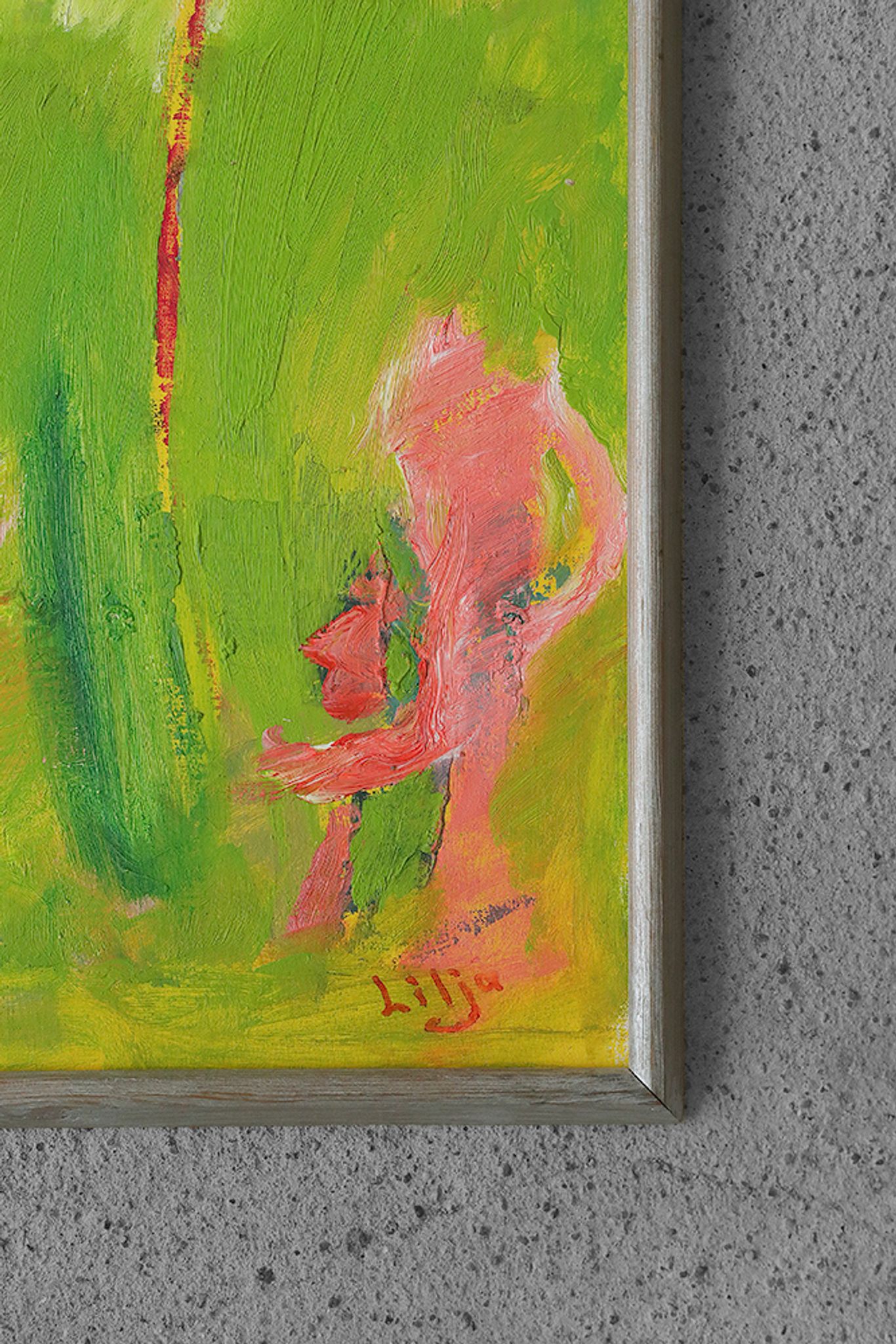 Lennart Lilja, Huile sur toile, Encadrée