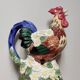 Pichet coq barbotine