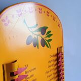 Vintage Provençal sheet metal commission list organizer