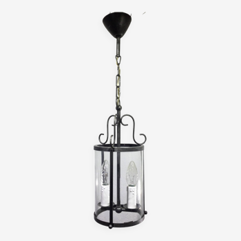 2-light wrought iron lantern