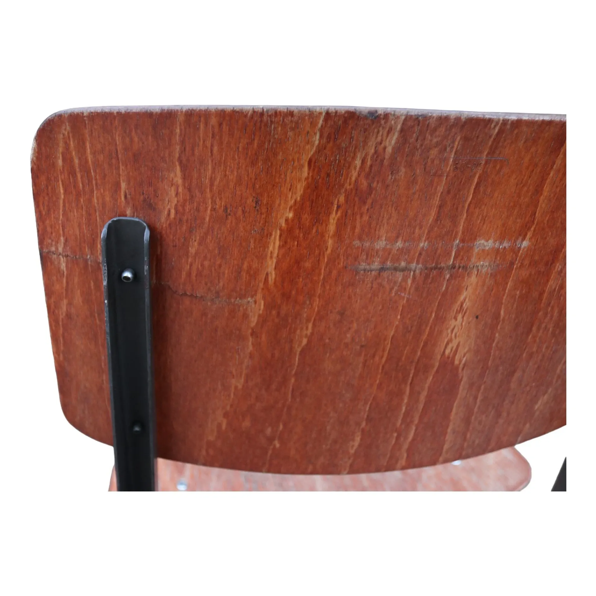 Vintage Presikhaaf chair – Pagholz and compass legs, 1960s
