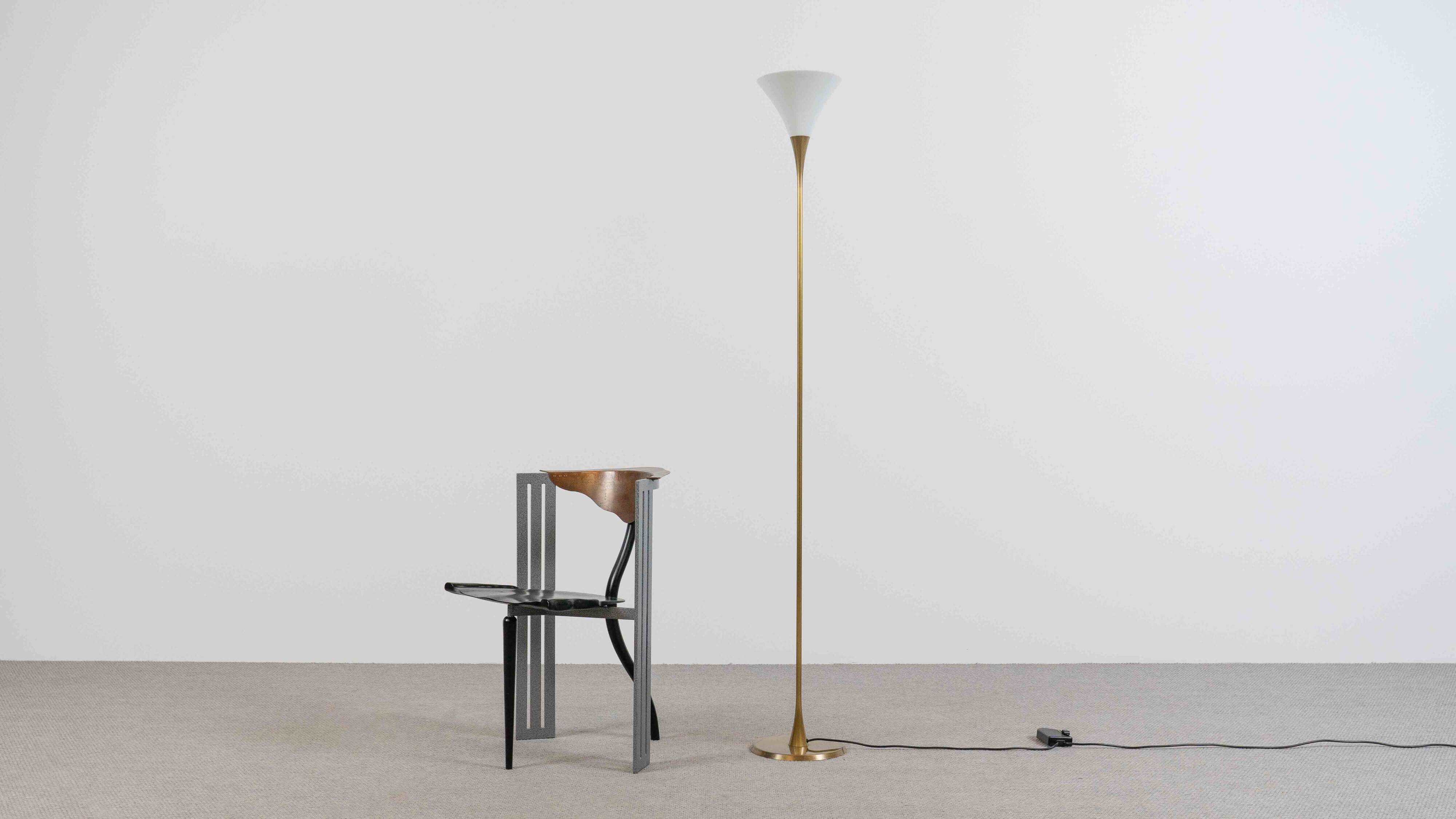 Lonea Floorlamp in brass by Florian Schulz