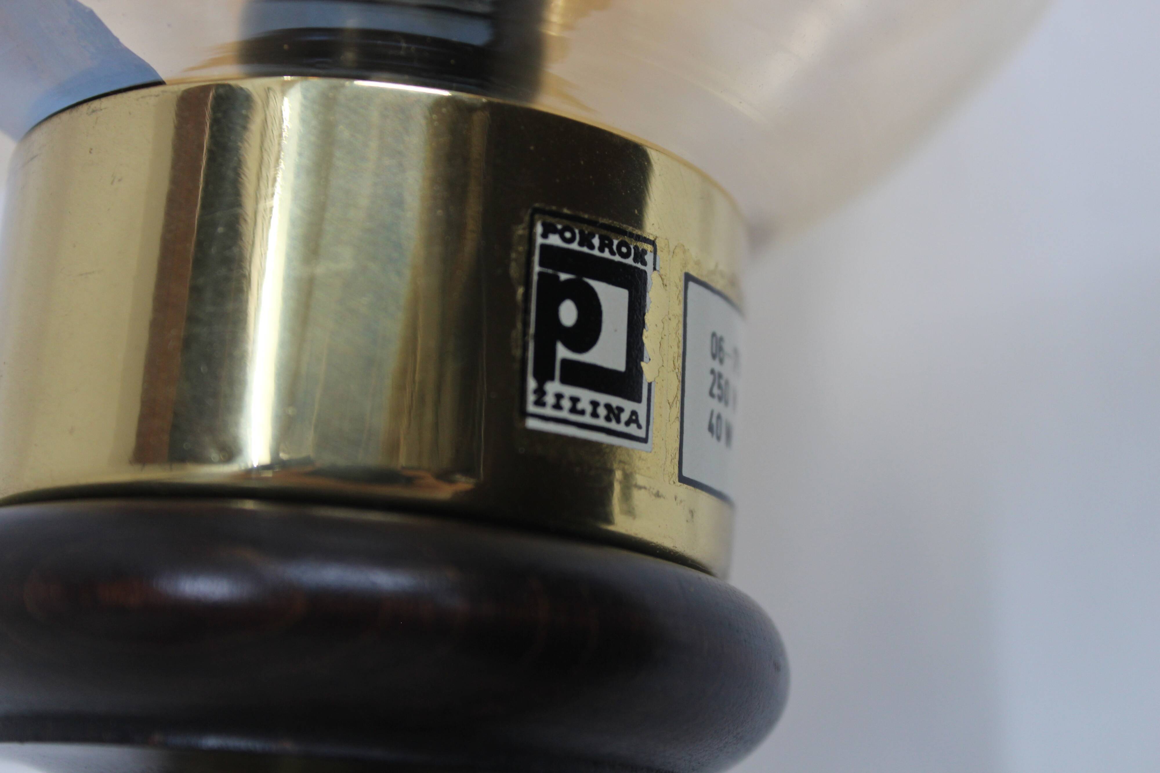 Pair of wall lamps Pokrok Žilina 1970